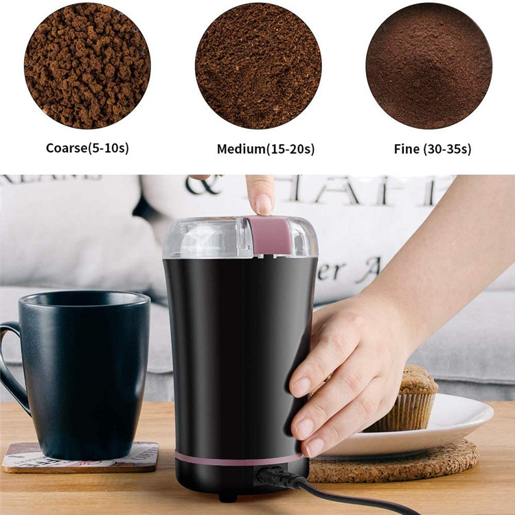 Electric Coffee Grinder Stainless Steel Blades Mill manual coffee Grinder Upgrade Motor Grinder Coffee