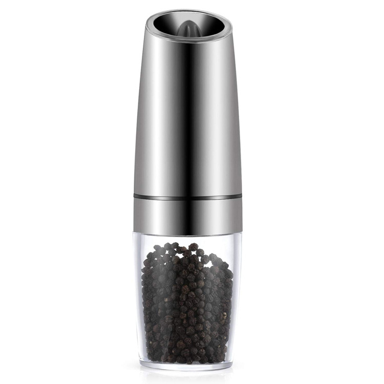 Gravity Salt and Pepper Shakers in Stainless Steel pepper grinder