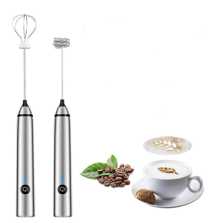 Small Electric Milk Shake Drink Foamer USB Frother Whisk Mixer Stirrer Eggbeater