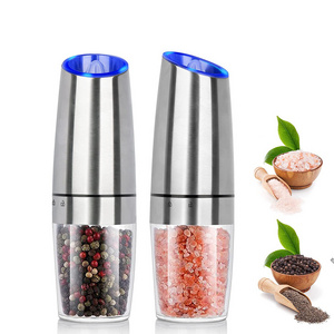 Gravity Salt and Pepper Shakers in Stainless Steel pepper grinder