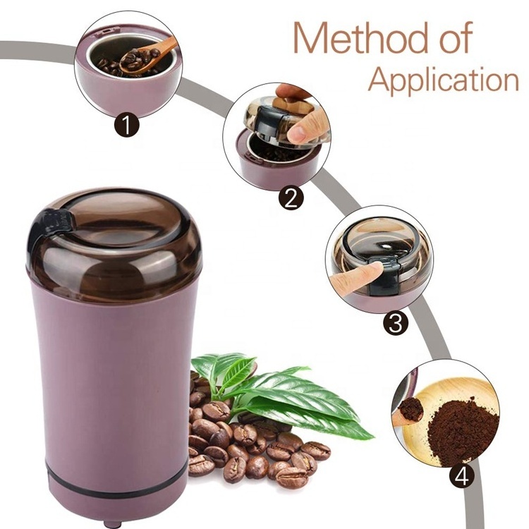 Electric Coffee Grinder Stainless Steel Blades Mill manual coffee Grinder Upgrade Motor Grinder Coffee