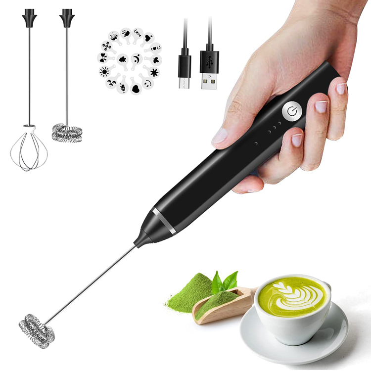 Small Electric Milk Shake Drink Foamer USB Frother Whisk Mixer Stirrer Eggbeater