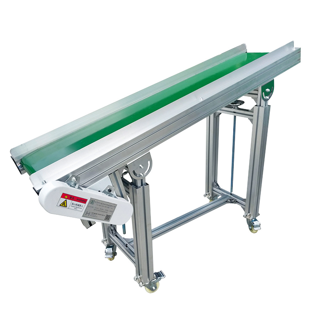 Good quality industrial stainless steel pvc belt conveyor suppliers small bottle GMP conveyor belt machine for inkjet printer