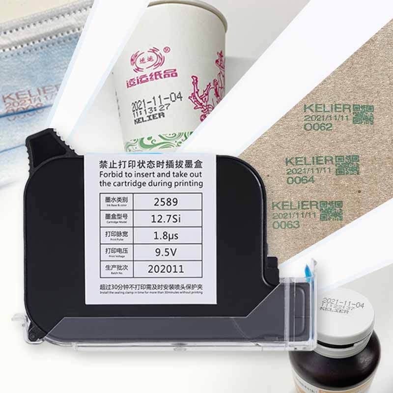 handheld ink jet printer refillable ink cartridge compatible  printing machine cartridge