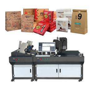 Kelier Factory Produced Small Colorful Corrugated Cardboard Digital Printing Machine Single Pass Kraft Paper Bag Inkjet Printer