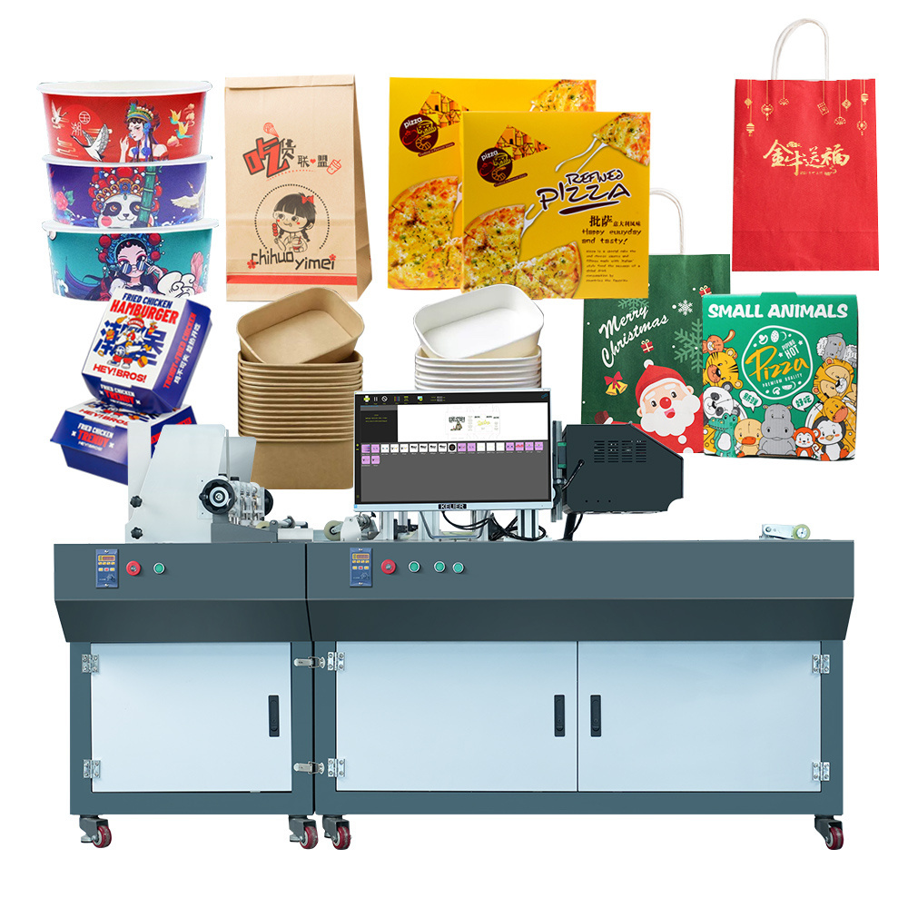 Kelier Factory Price Automatic Carton Printing Machine On Bags Digital Single Pass Digital Printer For Packaging