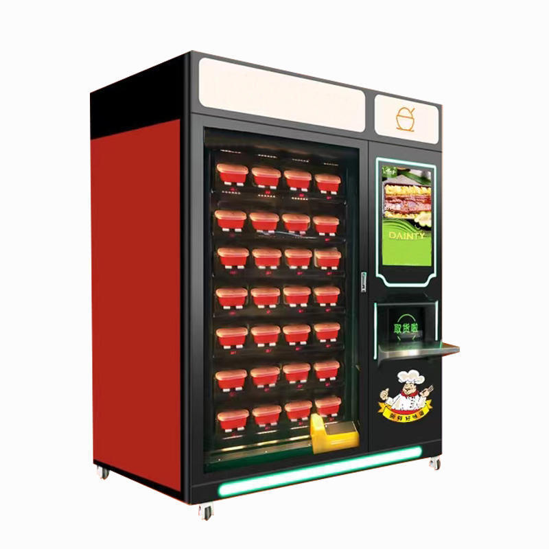 Vending Machine Hot Food Display Fast Food Box Lunch Vending Machine