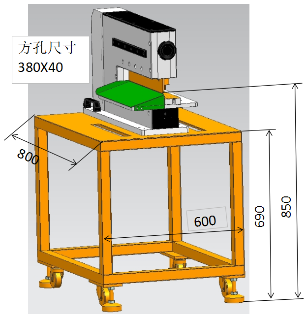 v cut machine / cardboard cutter / Chinese made manual V-Cut PCB separator -YSVC-2