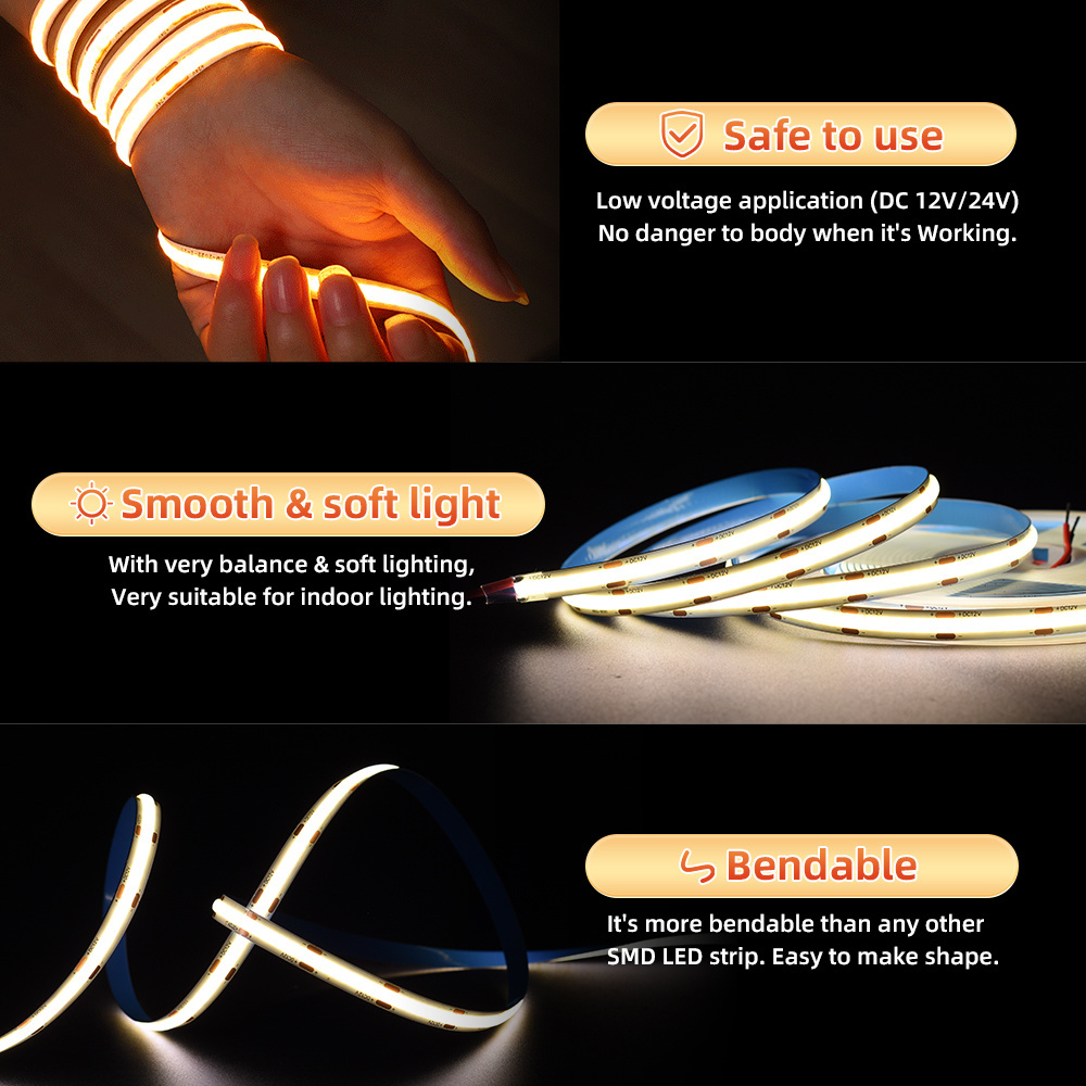 Indoor outdoor led lighting 12v dc 24v 4000k ip67 silicone tube outdoor light strip