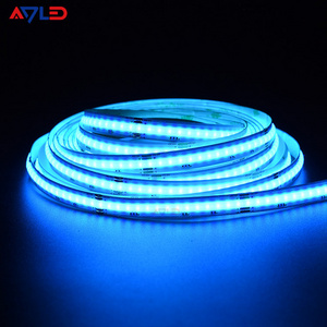 RGBW RGBCCT RGB COB LED Strip Light 5m 10m 12V 24V Flexible High Bright smart light strip Tape FOB LED for Indoor Room Decor