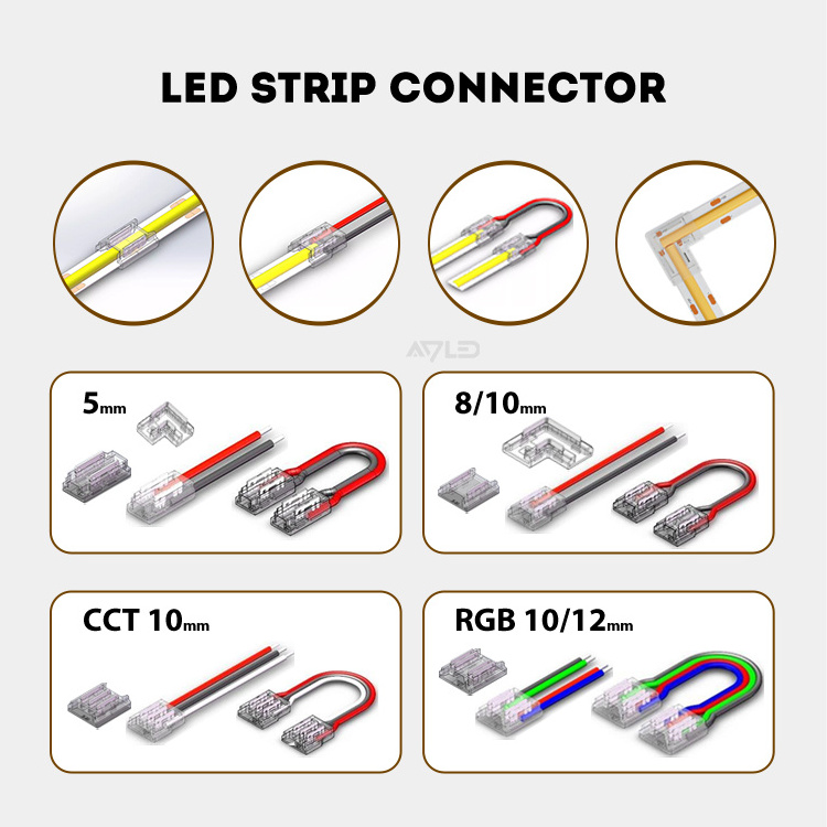 RGBW RGBCCT RGB COB LED Strip Light 5m 10m 12V 24V Flexible High Bright smart light strip Tape FOB LED for Indoor Room Decor