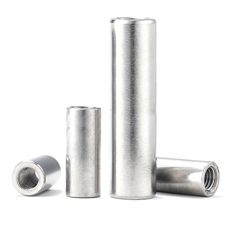 CNC Custom M6 M8 M10 M12 Aluminum alloy shaft sleeve aluminum stainless steel round Standoff Spacer Screw Nuts