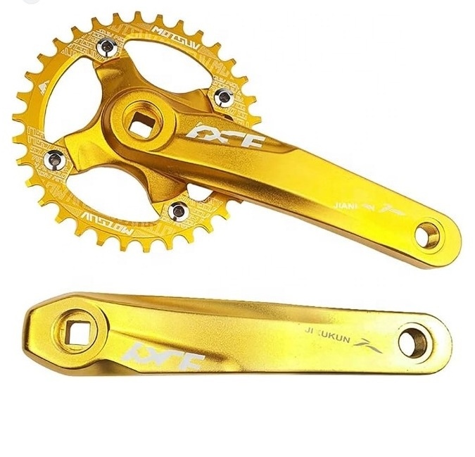 OEM Factory Customized Size 170MM Metal Bicycle Crankset Accessories Chainwheel Custom MTB Set with 170MM Crank Arm