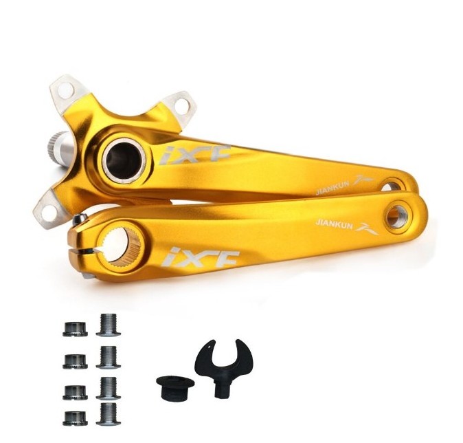 OEM Factory Customized Size 170MM Metal Bicycle Crankset Accessories Chainwheel Custom MTB Set with 170MM Crank Arm