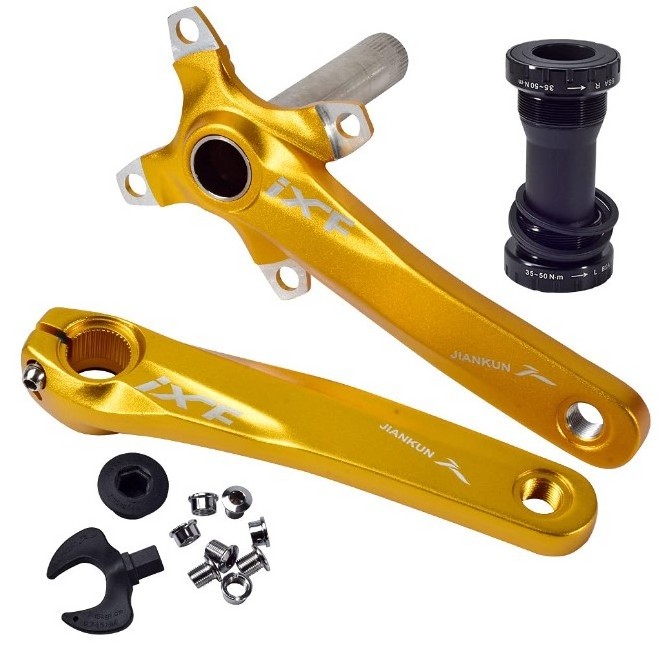 OEM Factory Customized Size 170MM Metal Bicycle Crankset Accessories Chainwheel Custom MTB Set with 170MM Crank Arm