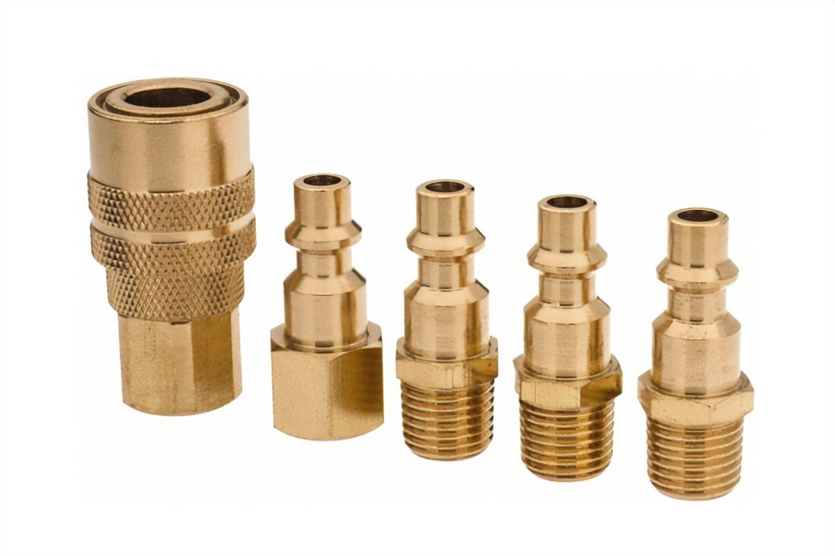 China Dongguan CNC Service Brass Pipe Compression Fittings Manufacturer Thread Brass Nipple For Plumbing