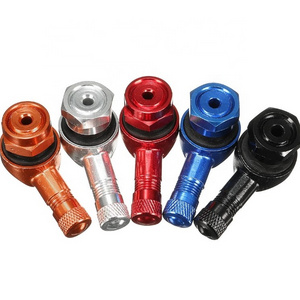 High precision aluminum tire valve stem caps CNC machining tire valve parts motorcycle stems parts