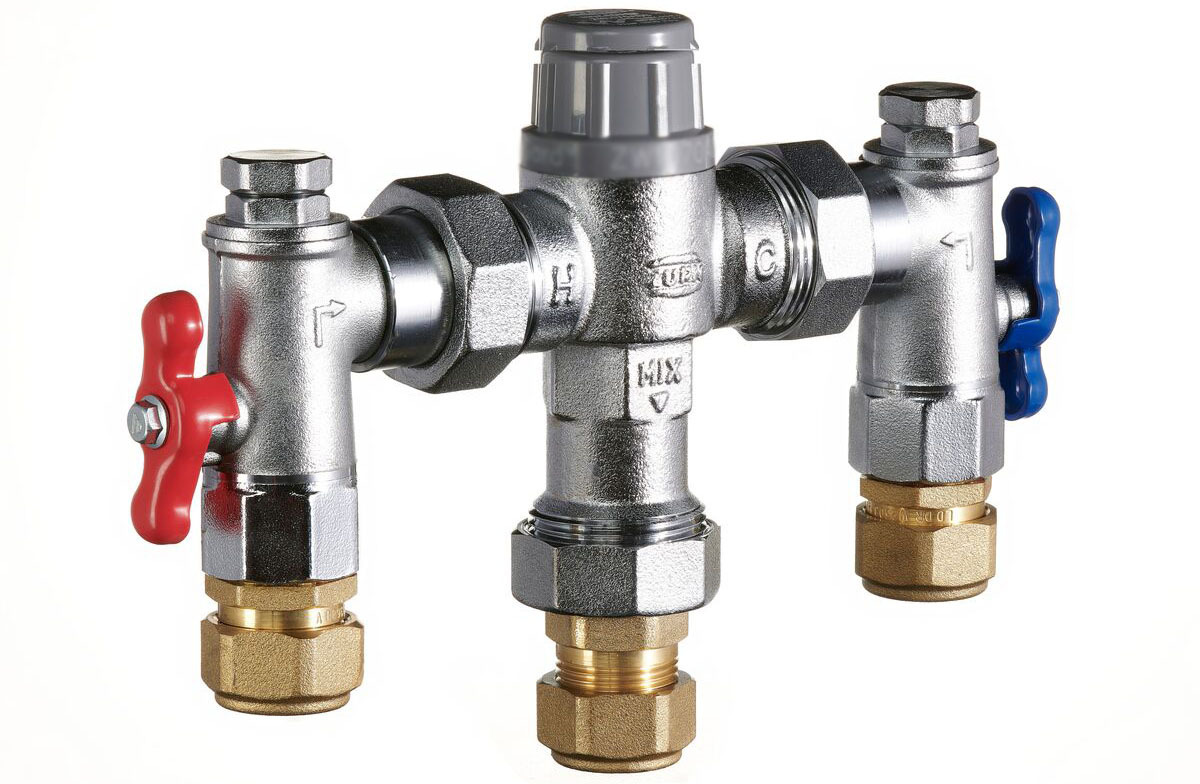 Lawler 73100-10 805 Standard High-Low Adjustable Water Thermostatic mixing valve Temperature control valve for solar heat