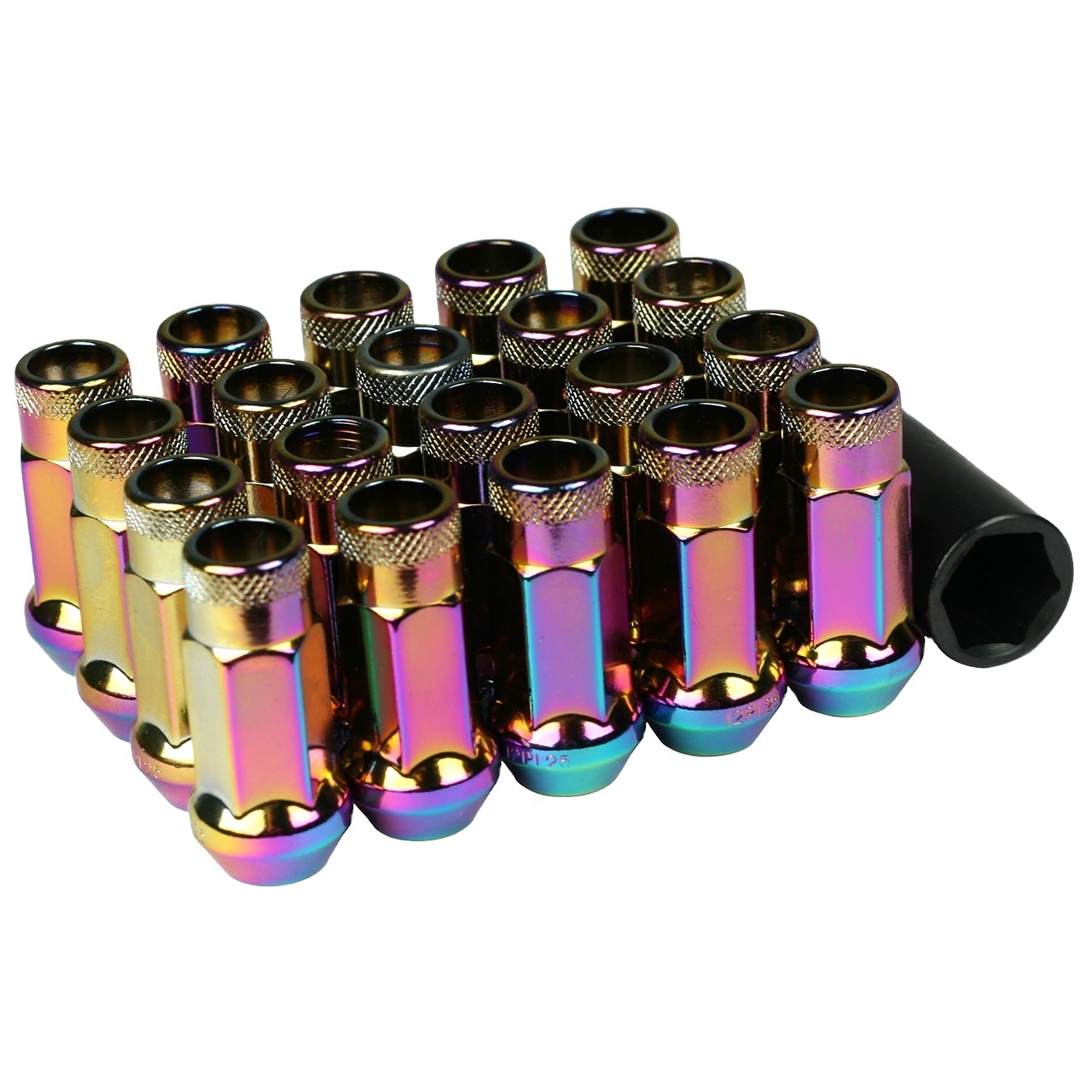 CNC Machining Custom Aluminum Anodize Color Titanium Alloy wheel lock nut Accessories Wheel Lug Nut And Bolt Nuts