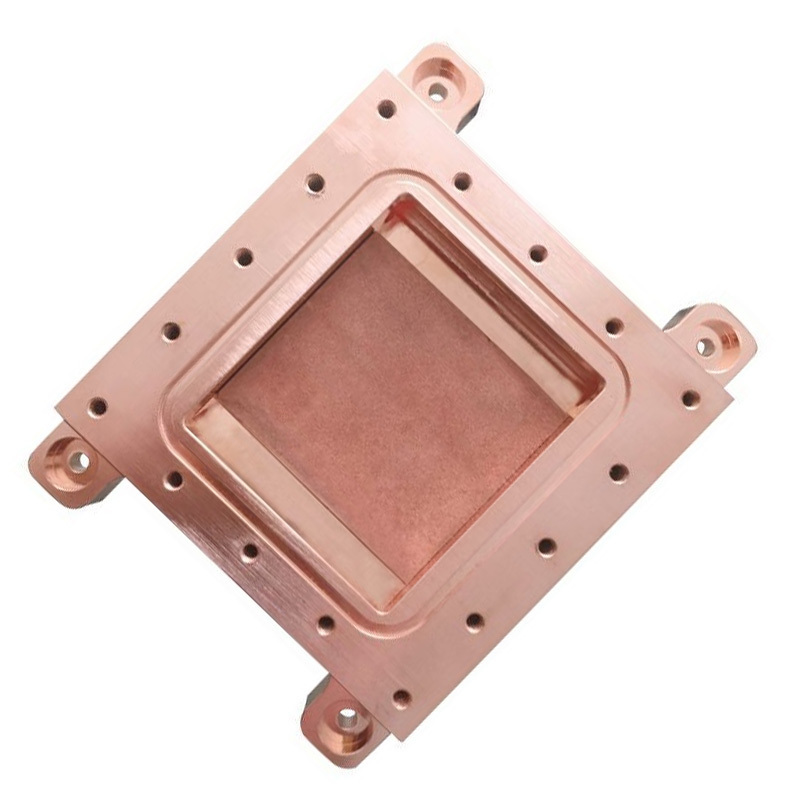 Custom Extruded Module Progressive Dies Server CPU Heatsink CNC Machining Radiator Copper Skiving Fin Heatsink for Water Cooling