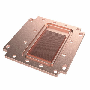 Custom Extruded Module Progressive Dies Server CPU Heatsink CNC Machining Radiator Copper Skiving Fin Heatsink for Water Cooling