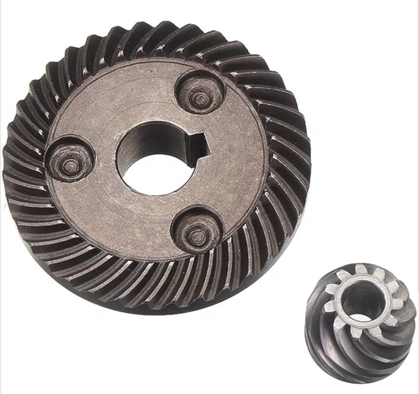 Customized of manufacturing CNC machining parts high precision power tool gears power tool spiral bevel gears