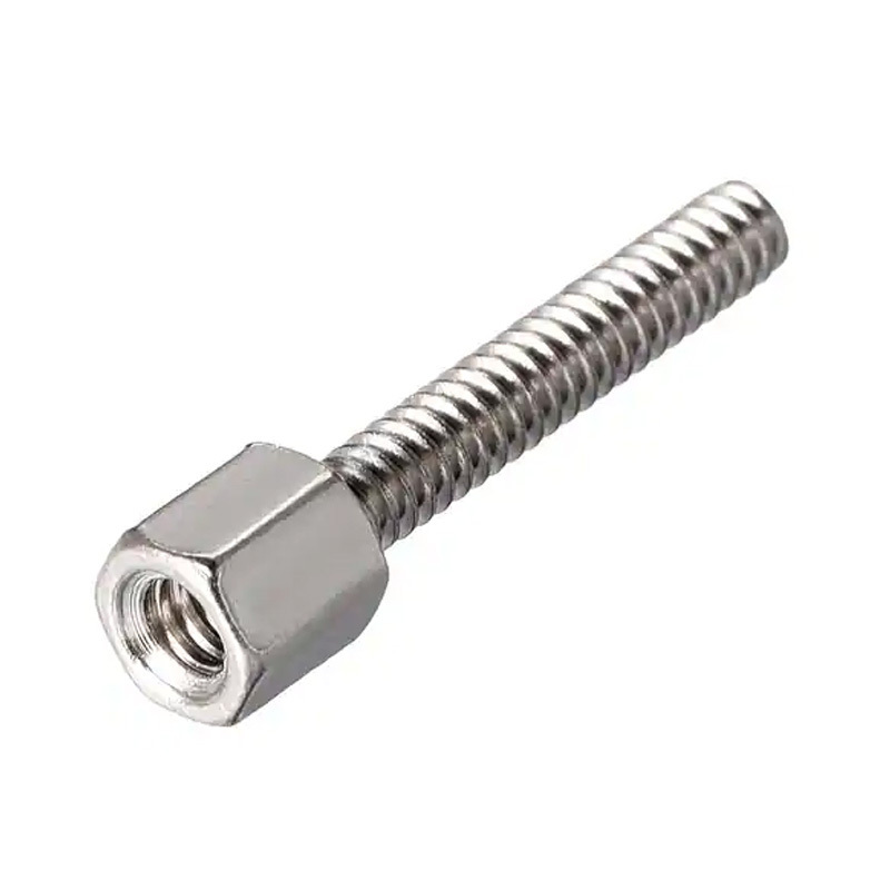 CNC Custom M6 M8 M10 M12 Aluminum alloy shaft sleeve aluminum stainless steel round Standoff Spacer Screw Nuts