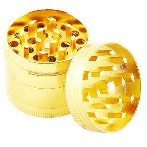 HKAA CNC Factory price wholesale herb grinder Zinc Aluminum metal herb grinders DIY Laser Logo custom herb grinder