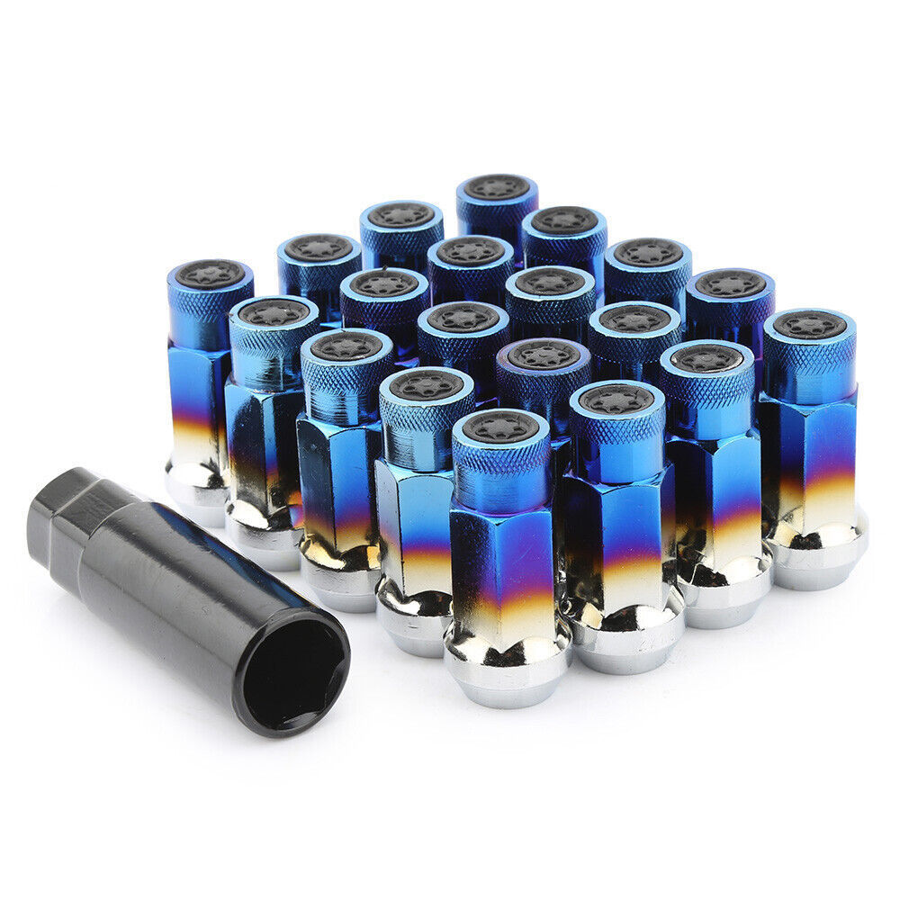 CNC Machining Custom Aluminum Anodize Color Titanium Alloy wheel lock nut Accessories Wheel Lug Nut And Bolt Nuts