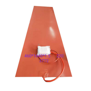 Flexible silicone heating blanket heat carpet for snowboard press