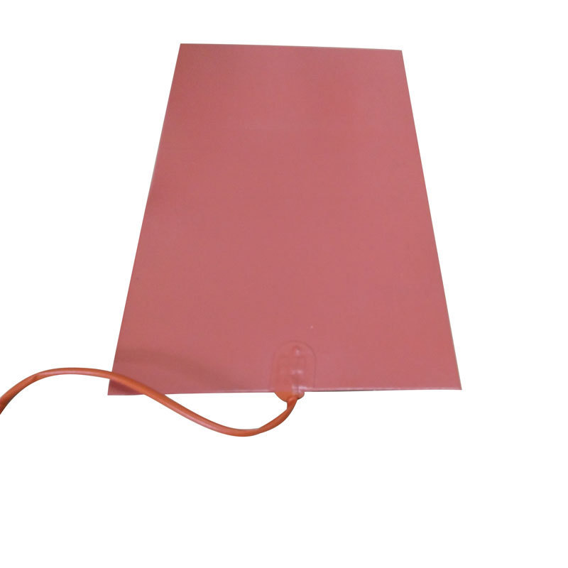 Electronic customized 24v 98w silicone rubber pad for heating with adhesive maintain battery ambient temp.