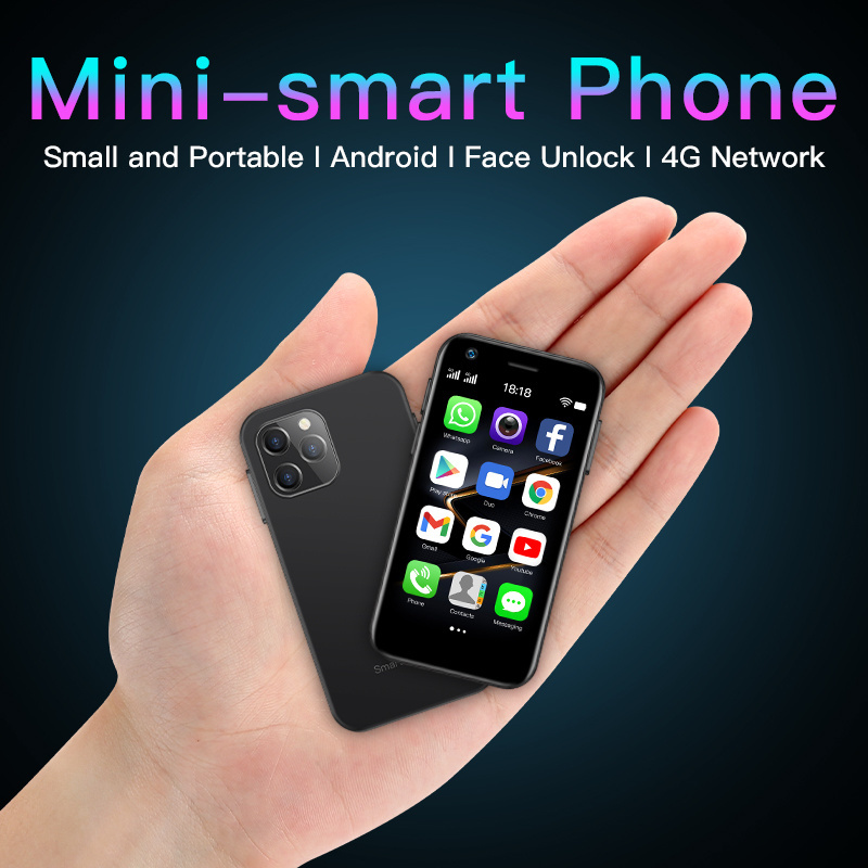 new coming mini smart phone 4G android quad core  4G+64G dual sim long time standby phone