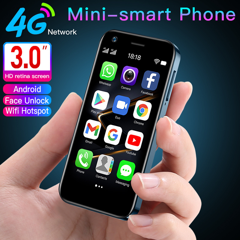 new coming mini smart phone 4G android quad core  4G+64G dual sim long time standby phone