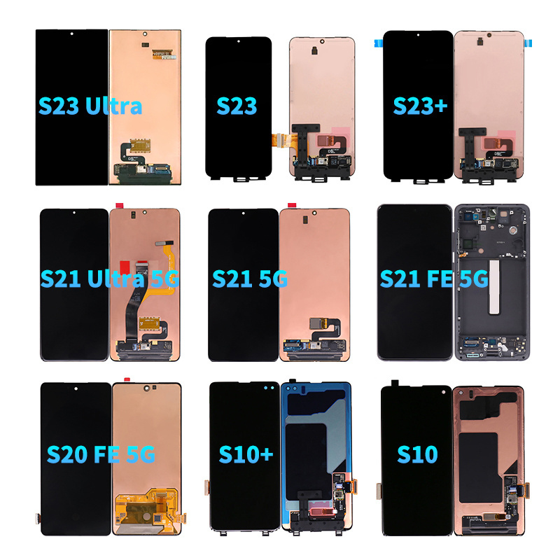 Original Mobile Phone Lcd Screen For Samsung S8 S9 S10 S10+ S20 S21 FE 5G S23 S23+ Ultra Display Touch Pantalla Assembly