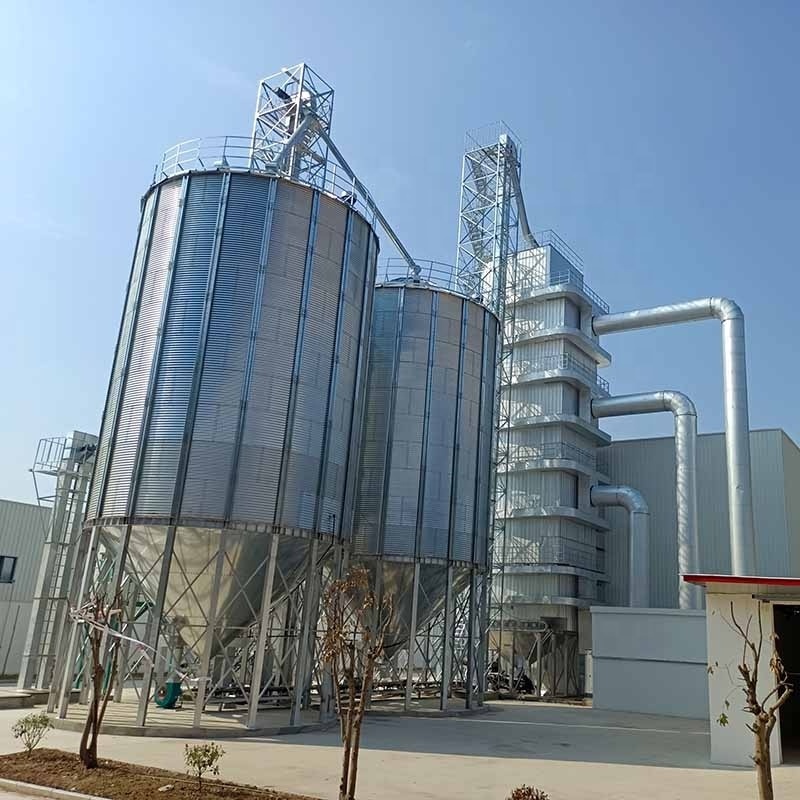 Vertical Sealed Coffee Bean Paddy Rice Storage Silo/Maize Milk Grain Corn Steel Silo for Sale