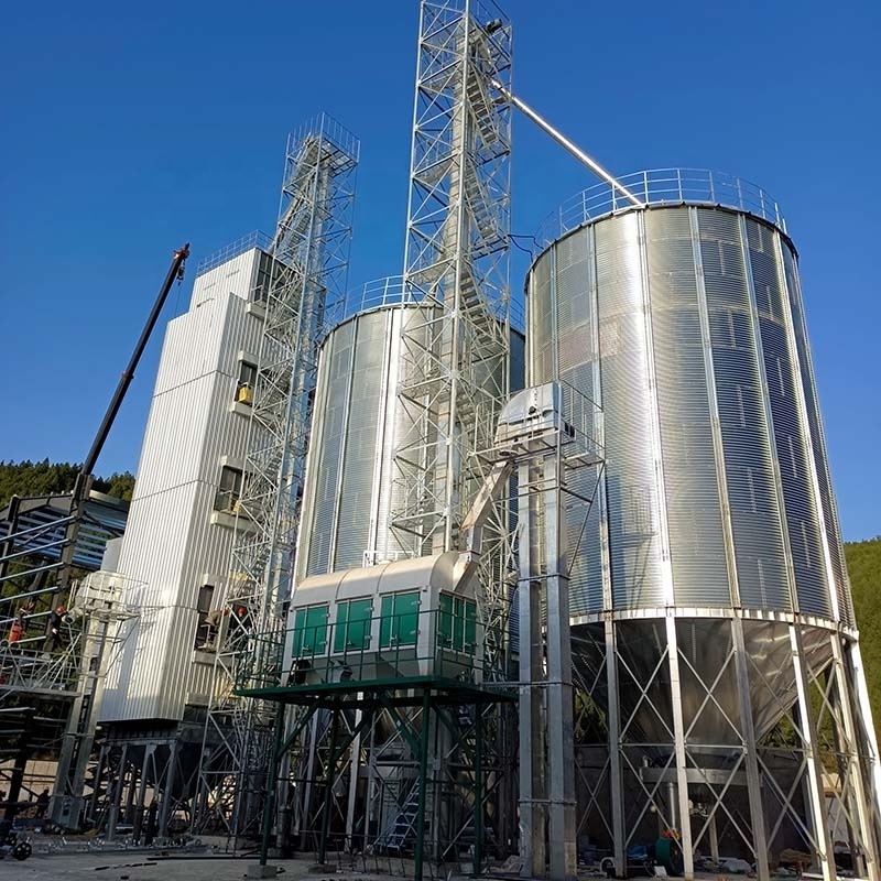 Customized 1000 Tons Grain Storage Silo with Solid Silo Structure