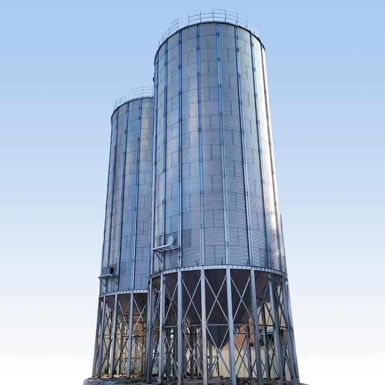 Customized 1000 Tons Grain Storage Silo with Solid Silo Structure