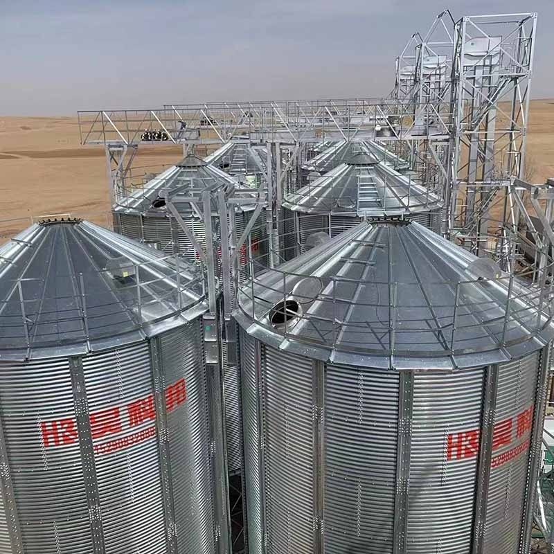 China Pellet Silos Suppliers Stainless Steel Wheat Grain Silo 500t for Sale