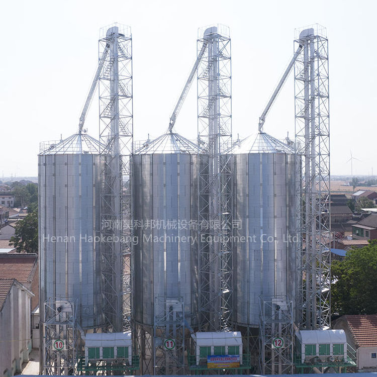 Corrugated Stainless Steel Grain Silos 500Tons 1000Tons 2000Tons 3000Tons 5000Tons