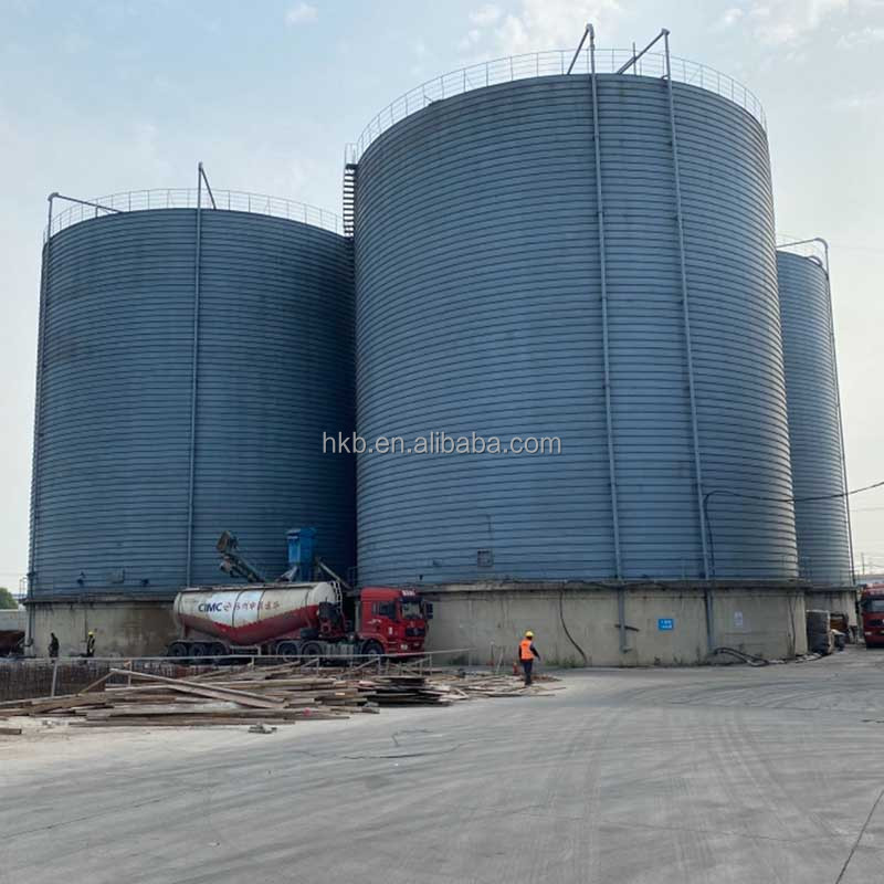 Hot Selling Spiral Steel Cement Silo for Particle Like Materials Bulk Cement Clinker Raw Materials Fly Ash Storage