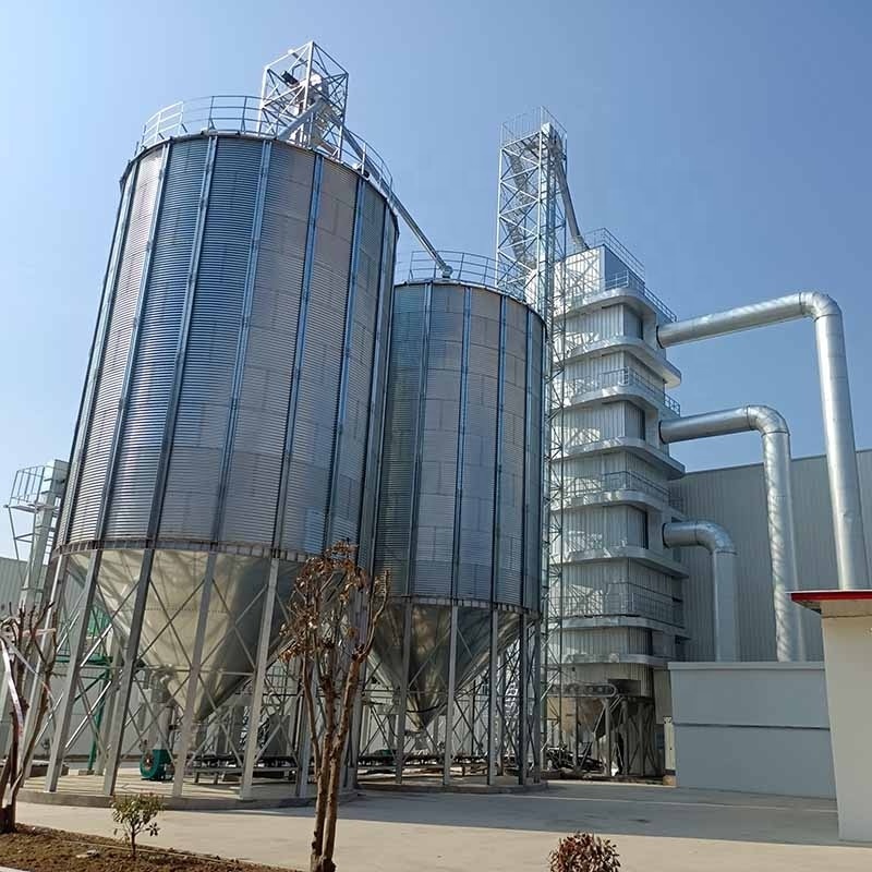 China Pellet Silos Suppliers Stainless Steel Wheat Grain Silo 500t for Sale