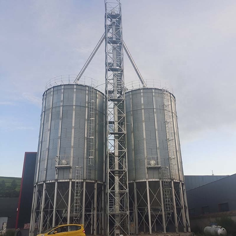 500ton Assemble Bolted Silo Farm Paddy Grain Storage Bolted Steel Silo Prices