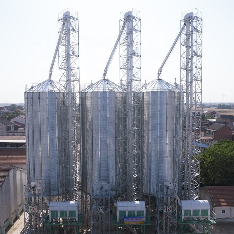 Vertical Sealed Coffee Bean Paddy Rice Storage Silo/Maize Milk Grain Corn Steel Silo for Sale