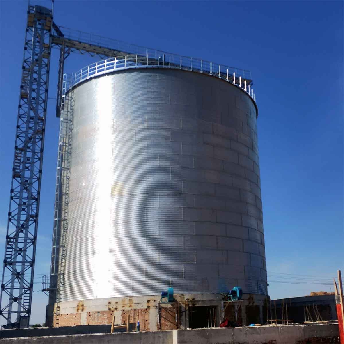 Manufacturer 1000/2000/5000 Ton Capacity Standard Customized Steel Grain Storage Silo for Sale