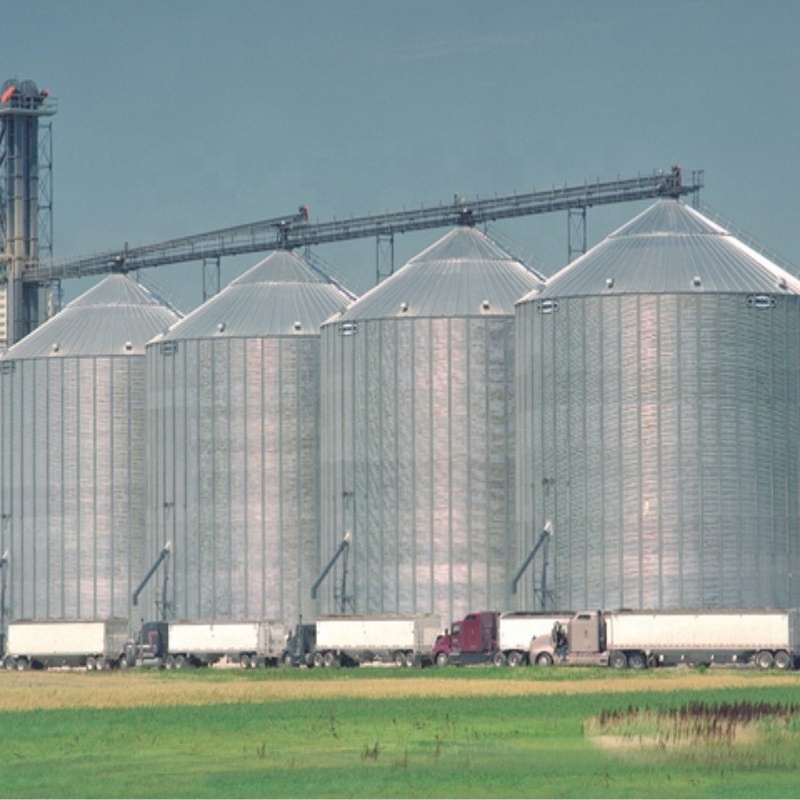 Farm Used Storage Corn Rice Grain Steel Silo For Sale Maize Seed Wheat Storage Silo System Price Cost