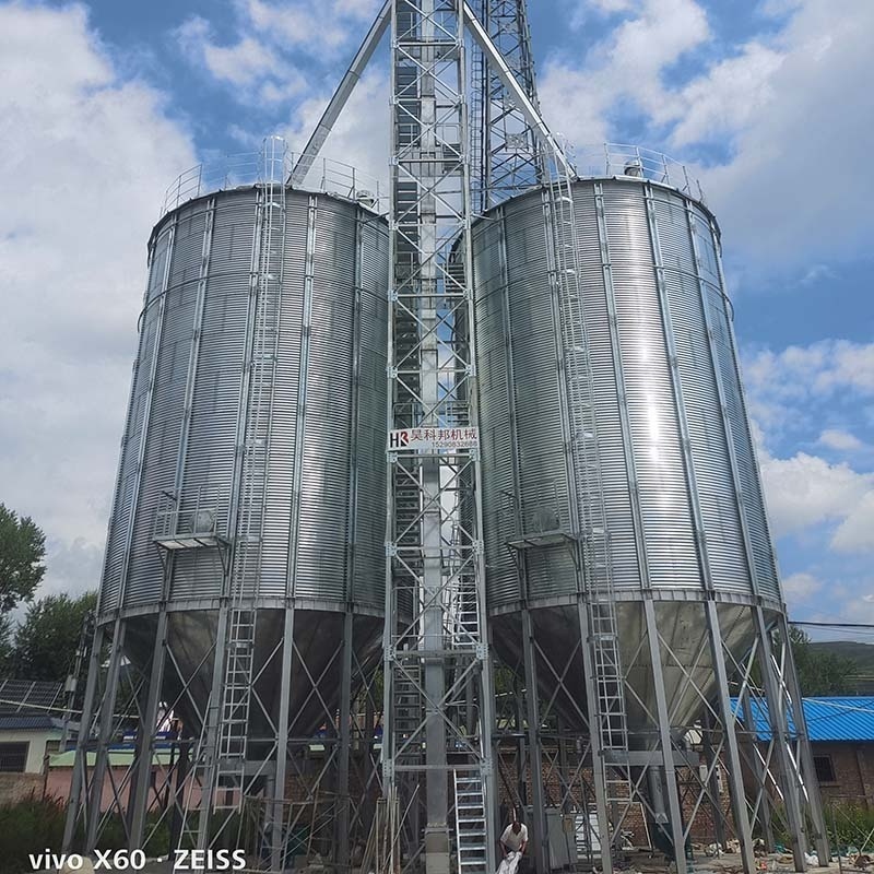 China Pellet Silos Suppliers Stainless Steel Wheat Grain Silo 500t for Sale