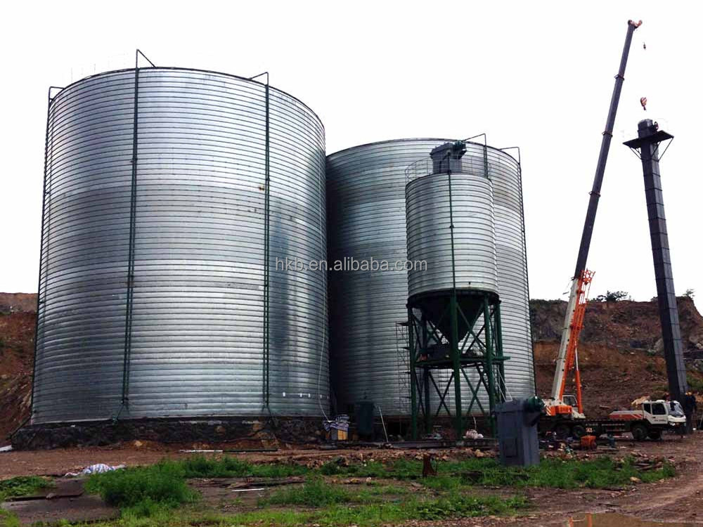 Spiral Silo 3000 Ton Indonesia Cement Silo