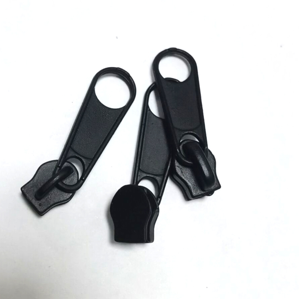 3# 5# 8# Zipper Sliders for Nylon Resin Metal Zips Silver Zippers Slider Pull Luggage Tape Zip Puller Lock Head Kitting