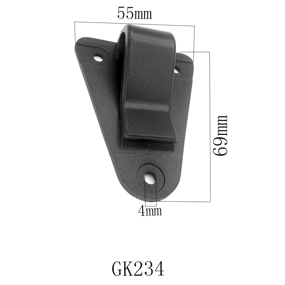 Plastic Swivel Clips Belt Hook Hang Mobil Clips POM Plastic Screw Fixed Belt Clip Webbing Buckle Hook