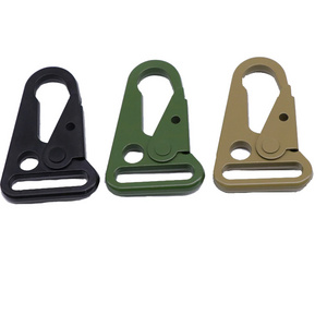 Outdoor Metal Hook Buckle Olecranon Keychain Clasp Tactical Spring Carabiner Webbing Gun Strap Sling Snap EDC Gear Metal Hook